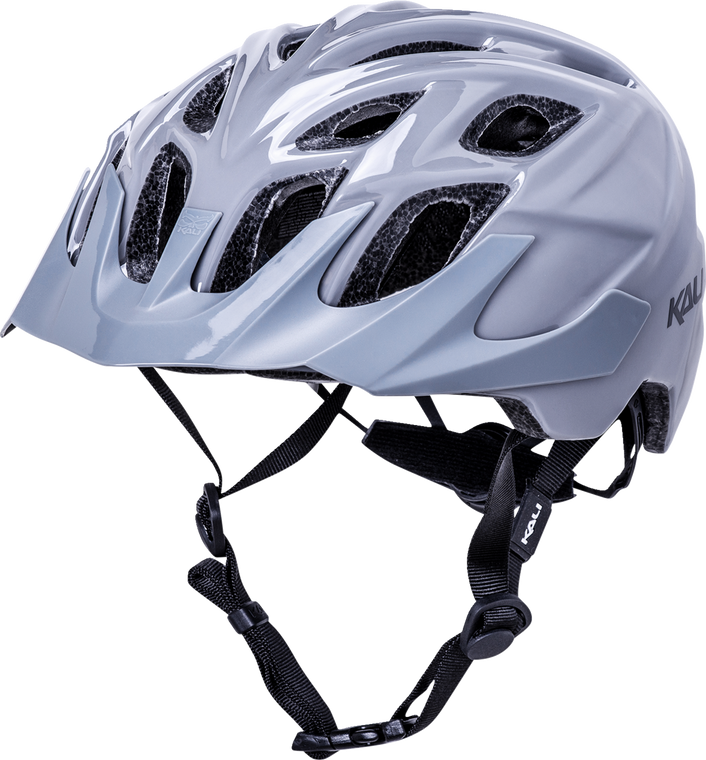 Kali Chakra Solo Solid Bicycle Helmet Gloss Gray