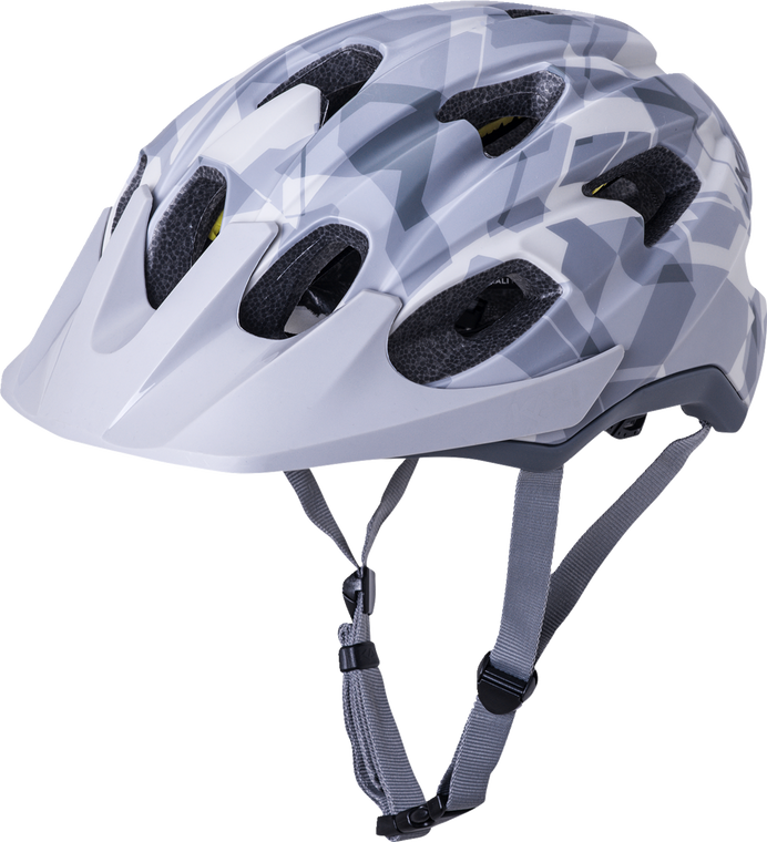 Kali Pace Camo Bicycle Helmet Camo Matte Gray