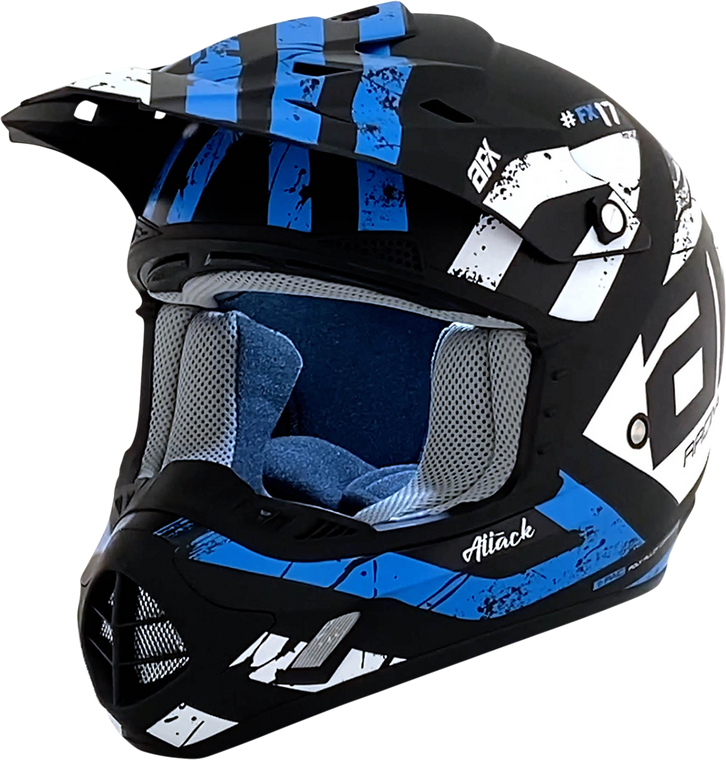 AFX FX-17 Offroad Helmet Attack Matte Blue/Black