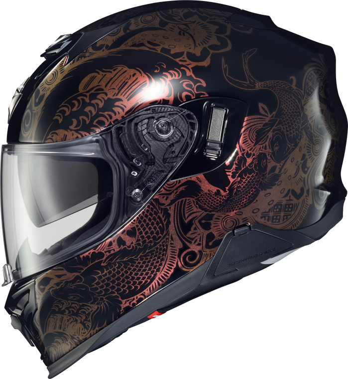 Scorpion EXO-T520 Helmet - Nama-Sushi Black/Chameleon