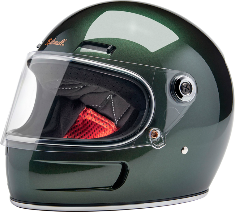 Biltwell Gringo SV Full Face Helmet Metallic Sierra Green