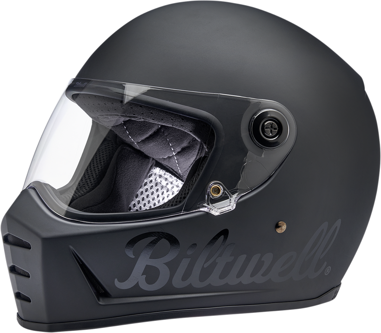 Biltwell Gringo SV Full Face Helmet Gloss Black