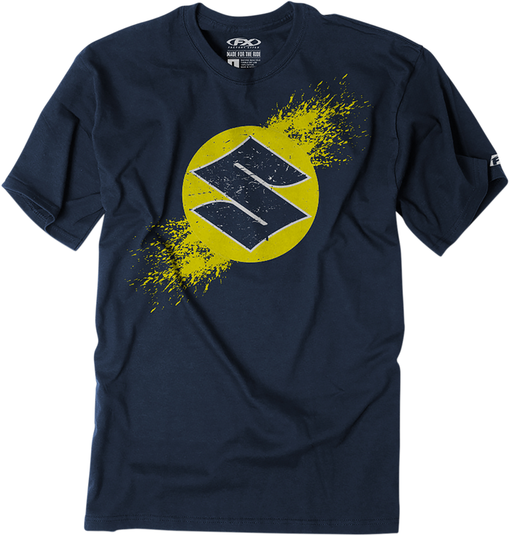 Factory Effex Youth Suzuki Overspray T-Shirt Navy