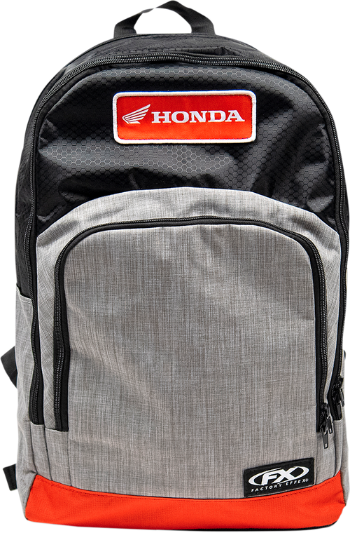 Factory Effex Honda Standard Backpack Black/Gray/Red