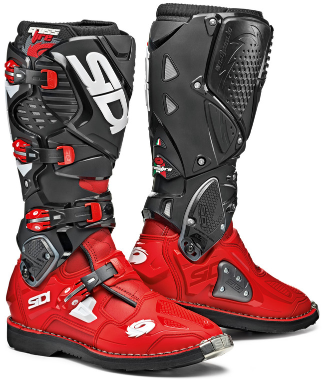 Sidi Crossfire 3 TA Offroad Boots Red/Red/Black