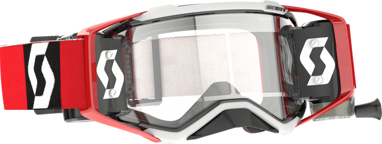 SCOTT - 272822-1018113 - PROSPECT WFS GOGGLE RED/BLK CLEAR WORKS