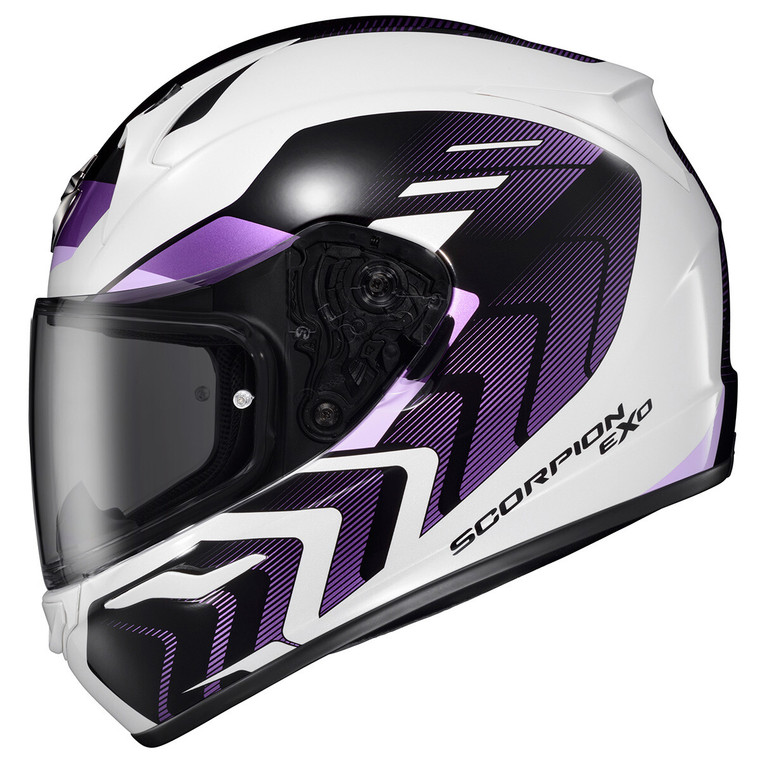 Scorpion EXO-R320 Full Face Helmet Alchemy White/Purple