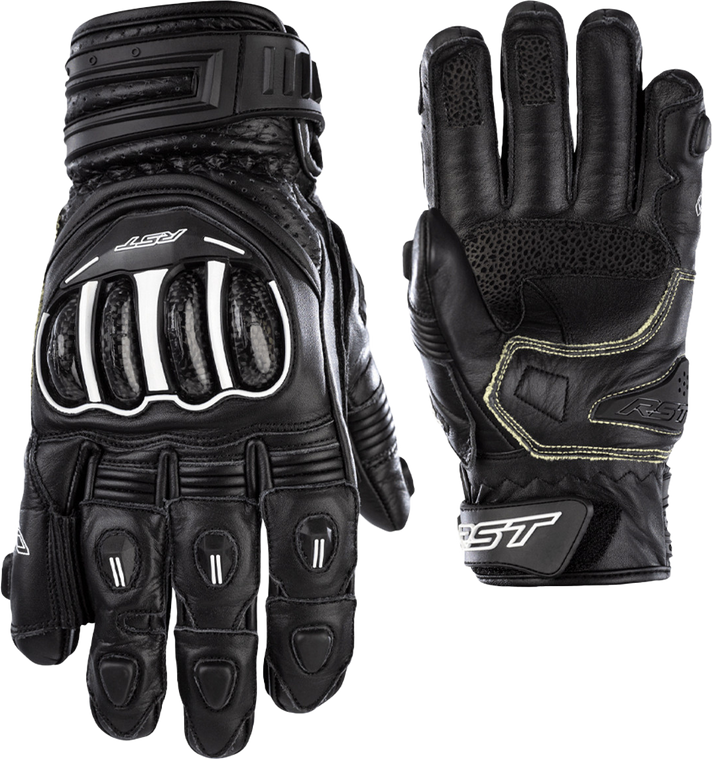 RST Tractech EVO 4 Short CE Gloves Black/Black/Black