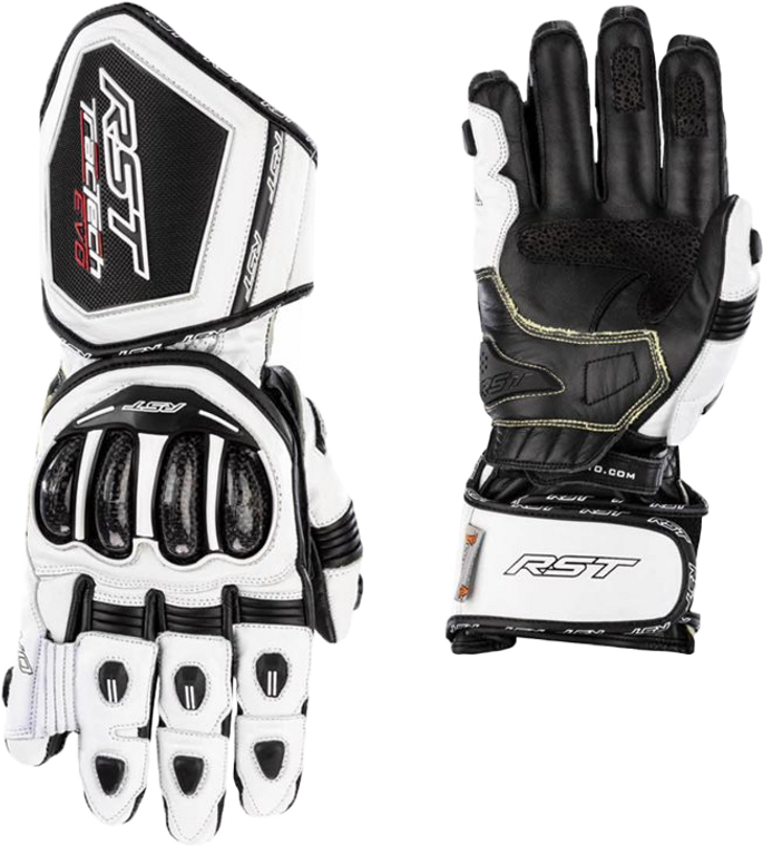 RST Tractech EVO 4 CE Gloves White/White/Black