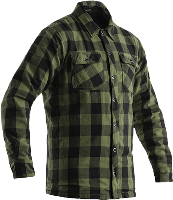 RST Kevlar Lumberjack CE Shirt Green Check