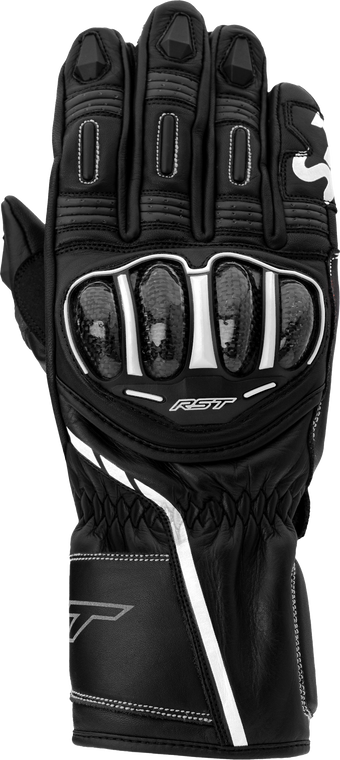 RST S1 CE Gloves Black/Black/White