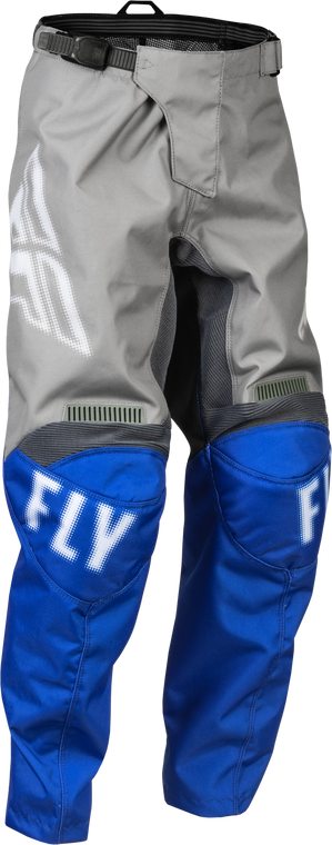 FLY Racing 2023 Youth F-16 Pants Grey/Blue
