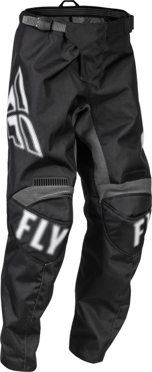 FLY Racing 2023 Youth F-16 Pants Black/White