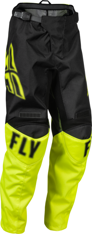 FLY Racing 2023 Youth F-16 Pants Black/Hi-Vis