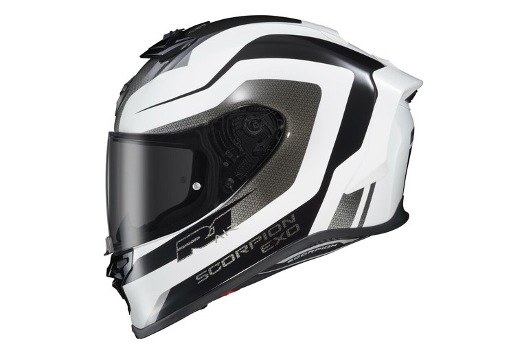 Scorpion EXO-R1 Air Full Face Helmet Hive White/Black