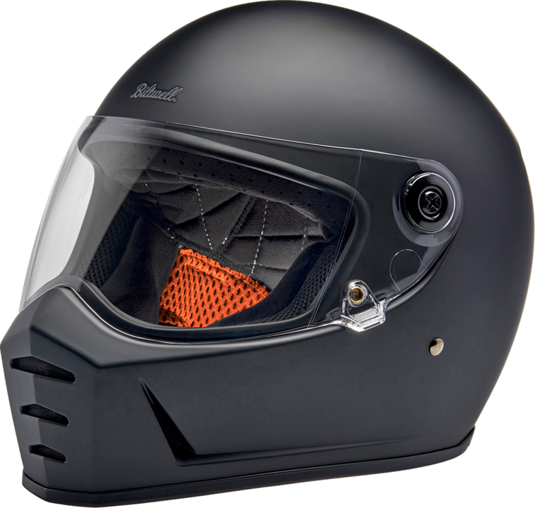 Biltwell Lane Splitter Full Face Helmet Flat Black