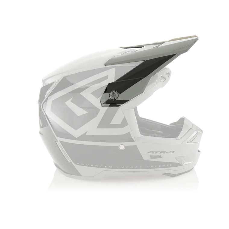 6D Youth ATR-3Y Replacement Visor Hex Gloss Charcoal