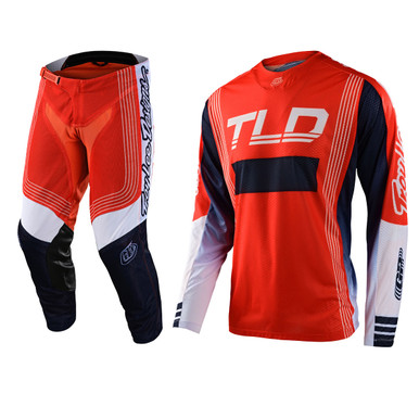 Troy Lee Designs 2023 Youth GP Jersey Pant Combo Astro Light Gray/Orange