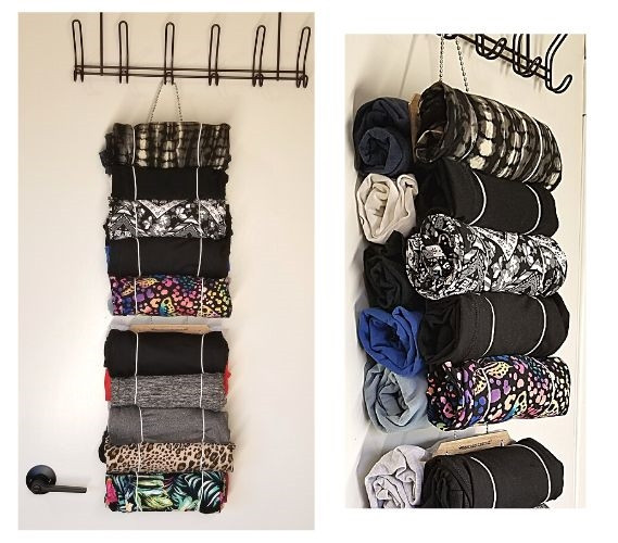 Space Saving Closet Storage Back of Door Hanger for Clothes