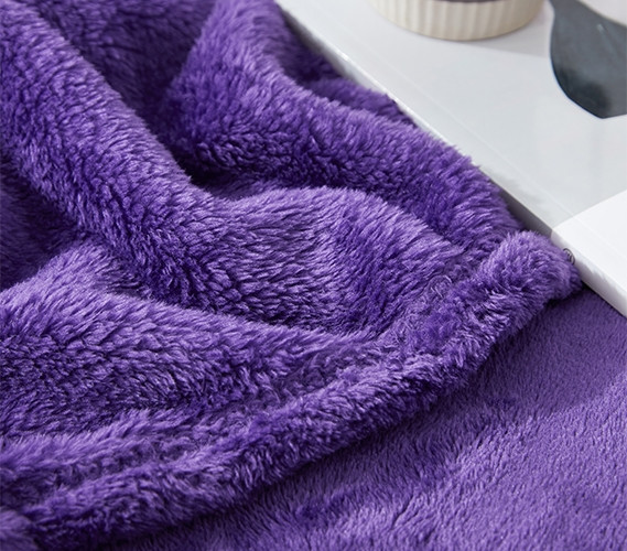 Blanket Throw Purple Fluffy Blanket Faux Fur Throw Blanket Purple