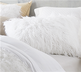 Cute Pillow Cover Dorm Supplies for Freshmen Neutral Dorm Decor