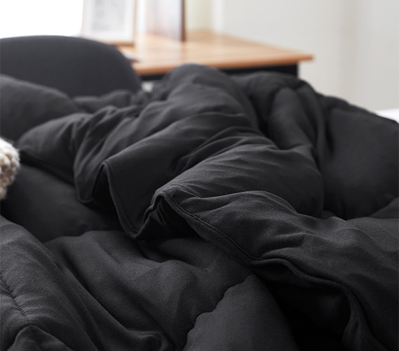 Designer Black Dorm Room Aesthetic Coma Inducer Luxury Twin XL