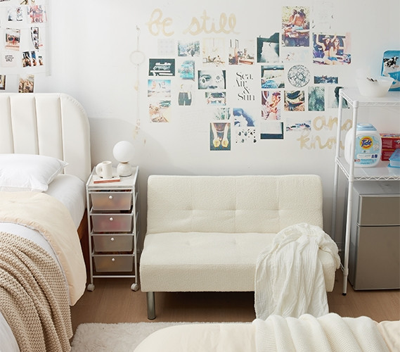 Space Saving Dorm Furniture 2East College Mini-Futon Compact