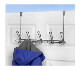 Hook Gray Hat And Coat Over-Door Hanger College Student Organzier