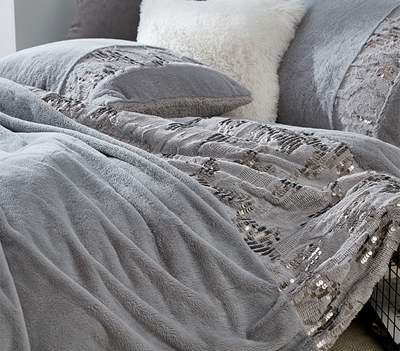 Neutral Gray Twin XL Bedding Essentials Student Discount Bedding