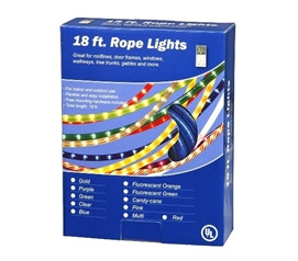 18' Blue Rope Light