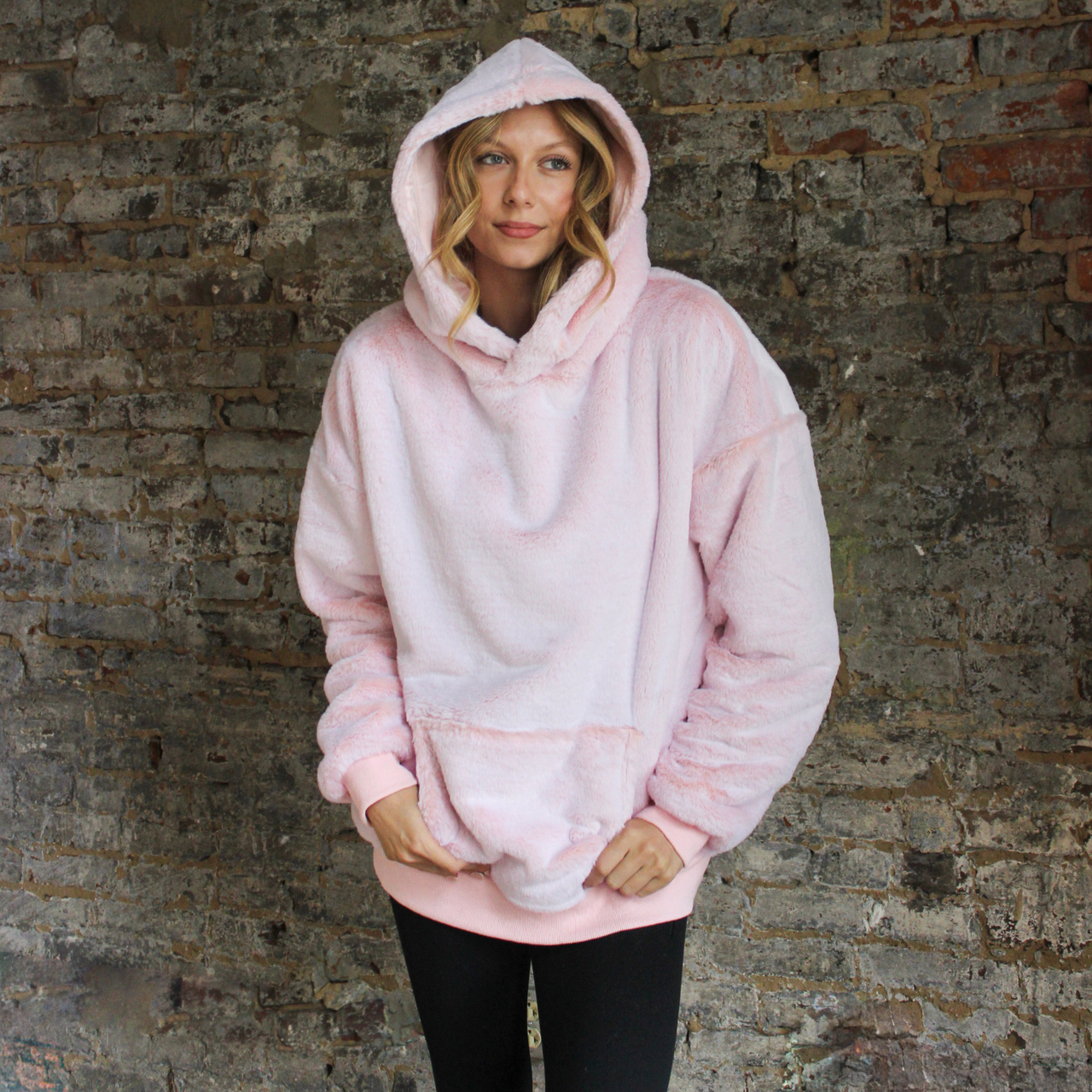 Coma Inducer® Oversized Hoodie - Bunny Soft - Frosty Pink