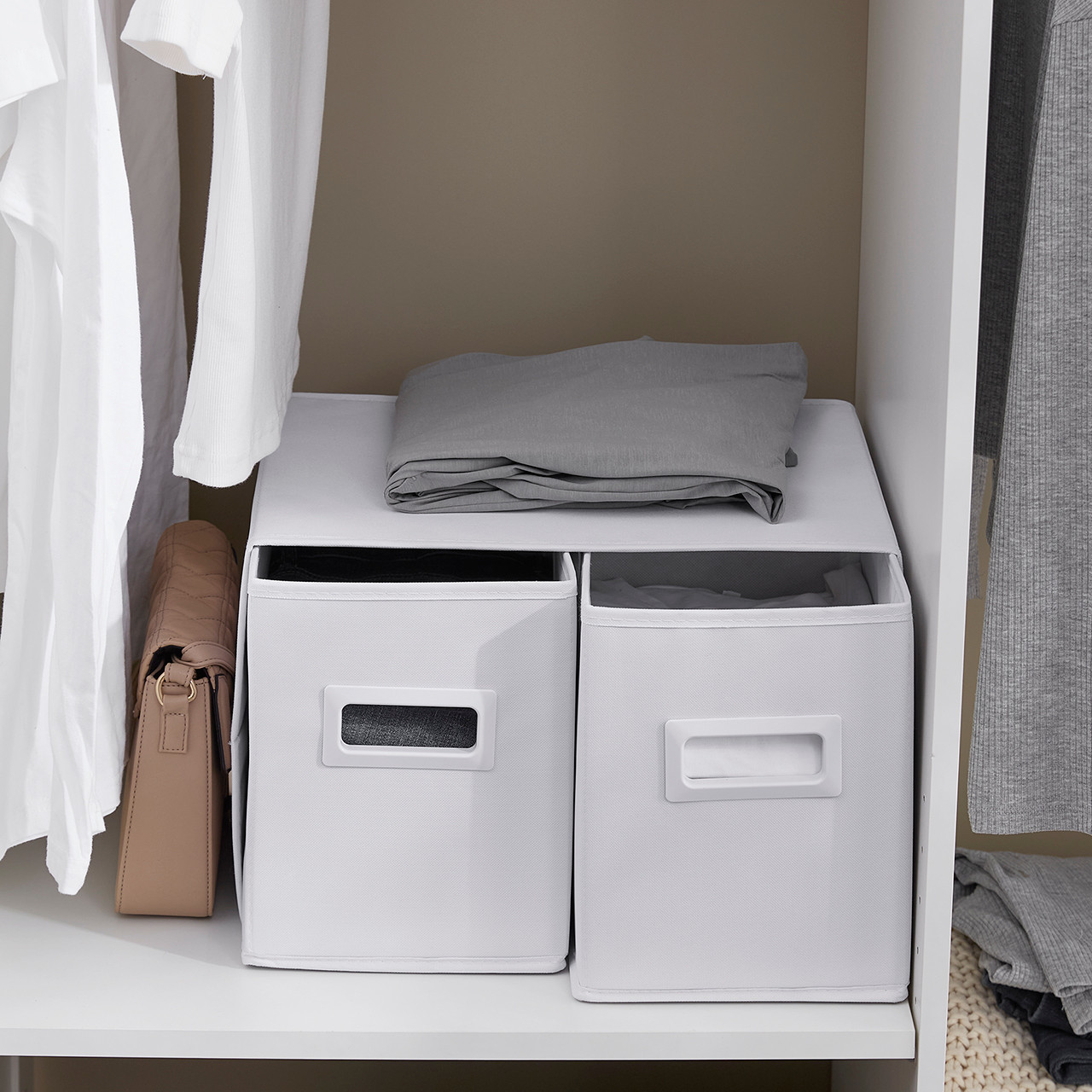 TUSK® Bin Drawers (Side by Side) - White