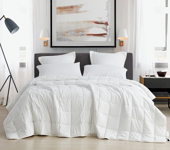 Heavy 17 LB Weighted Twin XL Comforter: Chommie Oversized Dorm