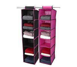 Black Fuschia Shelf Sweater Organizer Dorm Organization