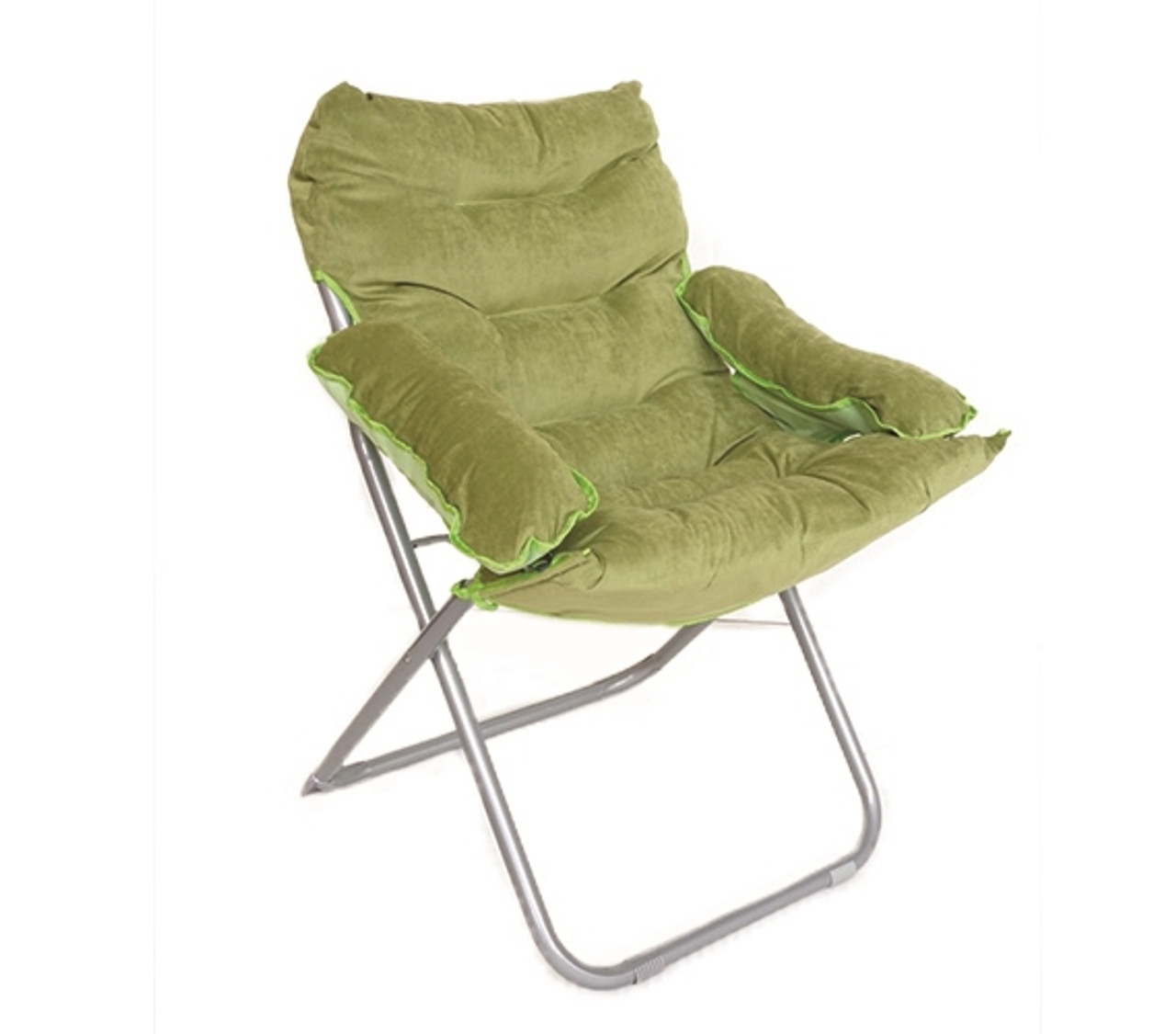 College Club Dorm Chair - Plush & Extra Tall - Green