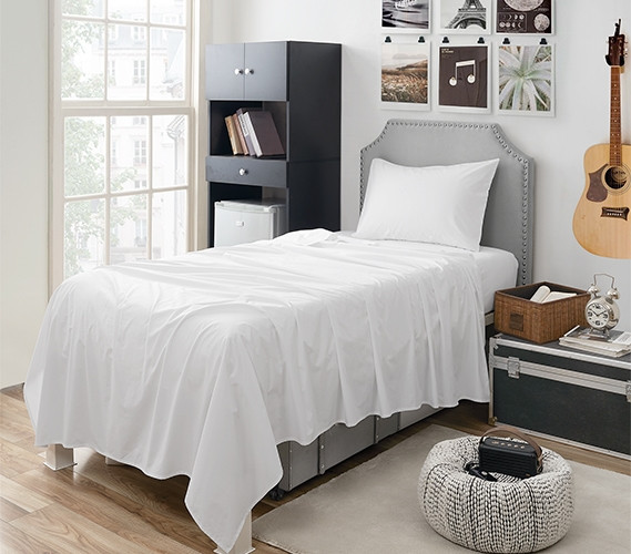 Designer Dorm Bedding Italy Made 100% Cotton Twin XL Sheet Set