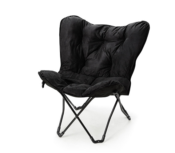 黒レザー バタフライチェア ビーケーエフ バタフライチェア マリポサ / ブラックCuero（キュエロ