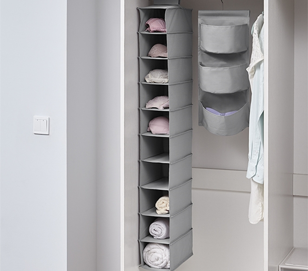 Dorm Room Space Savers: Hanging Shoe Shelves TUSK College