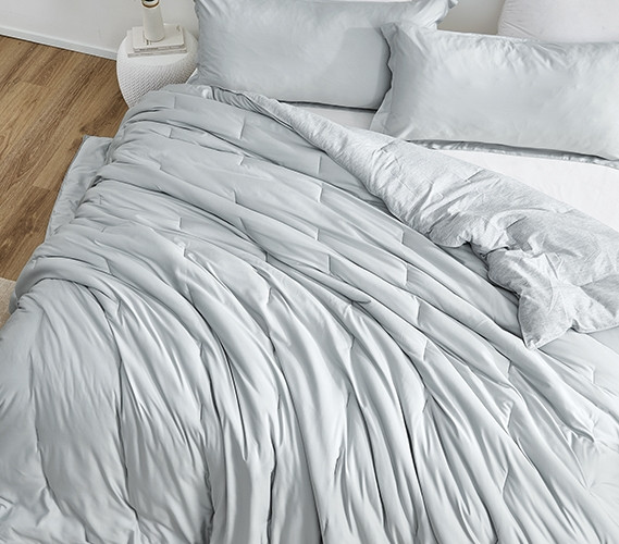 Gray Dorm Room Ideas - Ice Panda - Coma Inducer Luxury Twin XL