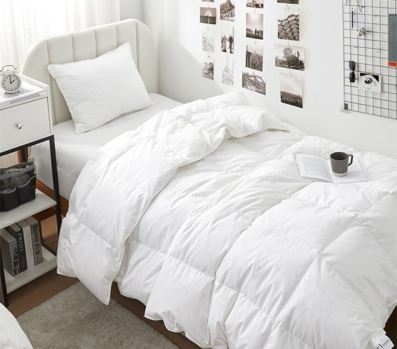 Designer Dorm Bedding Essentials: HGOOSE Hungarian White Goose