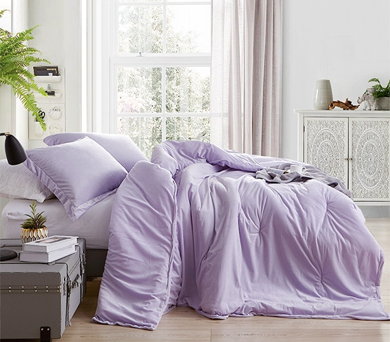 Pretty Lavender Extra Long Twin Bedding Set for Sorority