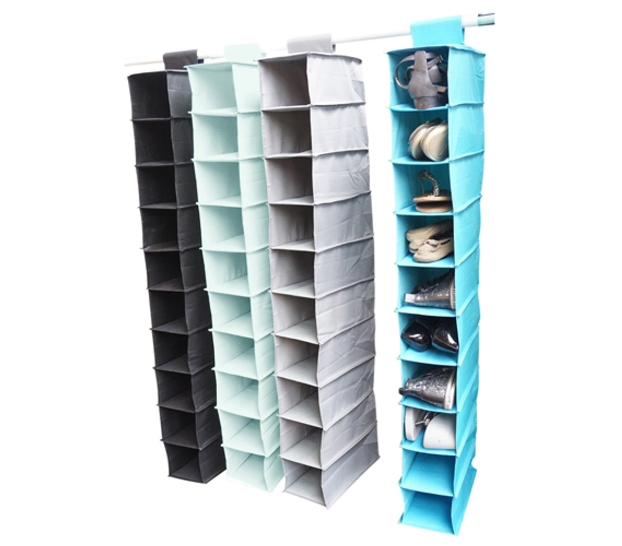 TUSK College Storage Hanging Shoe Shelves Storage Closet