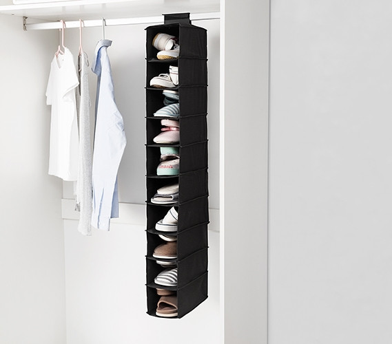 TUSK College Storage Hanging Shoe Shelves Storage Closet