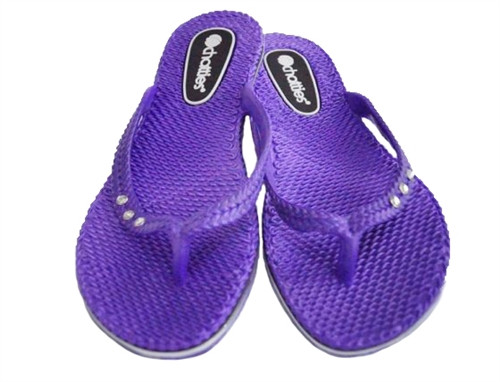 Purple Chatties Shower Sandal