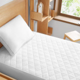 Machine Washable Mattress Protector for Extra Long Twin Dorm Bed 100% Polyester Machine Washable Mattress Protector for Extra Long Twin Dorm Bed 100% Polyester
