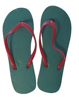 Turquoise with Pink Strap / Hearts - Shower Sandal - 2 Pack