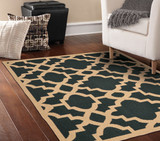 Athens Dorm Rug - Gray and Tan 5' x 7' Dorm Necessities College Rugs