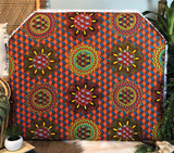 Fun College Dorm Decor Vibrant Dorm Room Headboard Vibrant African Sun Pattern