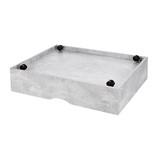The Essential Storage MAX Underbed Dorm Room Storage Unique Marble Gray College Wooden Organizer With Wheels