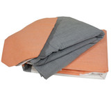 Extra Long Twin Sheet Set Vanilla Slate 220 Thread Count Cotton College Bedding